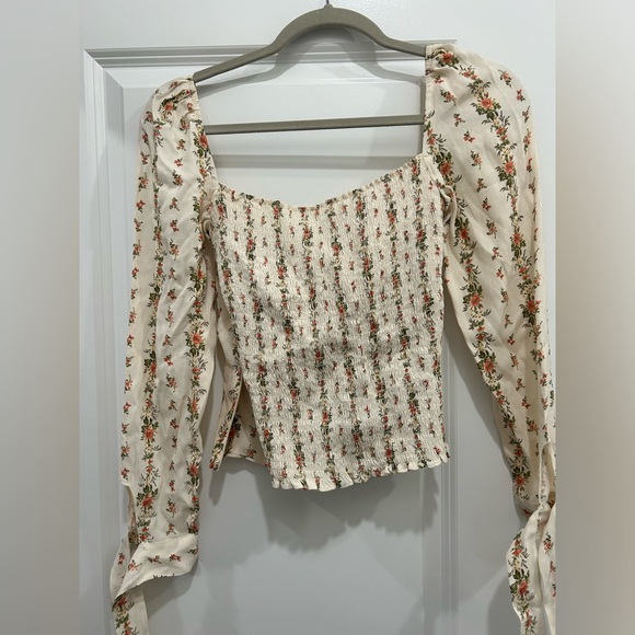 Long sleeve printed reformation top - never worn - Picture 2 of 4